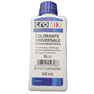 COLORANTE universale CROMOLOGY CROMIX colore BLU - PITTURE MURALI - PLF